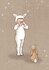 Postcard Belle and Boo | Little Lamb_