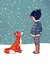 Postcard Belle and Boo | Mister Fox_