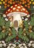 Ansichtkaart Belle and Boo | Mushroom House_