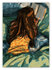Hessah Art Postkarte - Girl reading in bed_