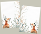 A5 Notepad Summer Fox by LNcreativePapers_