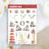 Wadden Sea Sticker Sheet - Stationery Heaven X Penpaling Paula_