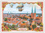 PK 1337 Tausendschön Postcard | Lübeck, Panorama_