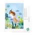 Postcard by Muchable - girl snorkeling - swimming illustration_