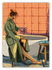 Hessah Art Postkarte - Taking a bath_