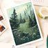 Wild Pencil Studio Postcard - Forest Whispering_
