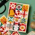 Wild Pencil Studio Postcard - Festive Quilt_