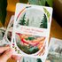 Wild Pencil Studio Set of 3 Postcards - Autumn landscapes_