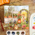 Xenia's Sketchbook Pages Postcard - Spring Greenhouse Flowers and Cats_