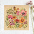 Xenia's Sketchbook Pages Postcard - Wild Flowers and Summer Fairy_