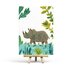 Rhino Postcard by Penpaling Paula_