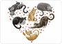 Rosie Hilyer Postcard - my treasures_