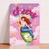 Postcard Cheers champagne - Aniet Illustration_