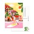 A6 Postcard by Muchable - zomer vrouw suppen - surfboard_