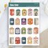 Tea Tins - Sticker Sheet by Penpaling Paula_