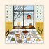 Asia Spettel 12x12 Postcard - Cranberry tea_