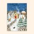 Asia Spettel A6 Postcard - Starry Winter Night_