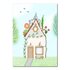 Studio Kvinna A6 Postcard - Flower house_