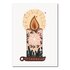 Studio Kvinna A6 Postcard - Candle_