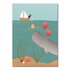Studio Kvinna A6 Postcard - Underwater party_