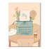 Studio Kvinna A6 Postcard - Typewriter_