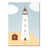 Studio Kvinna A6 Postcard - White Lighthouse_