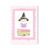Postcard Only Happy Things | Ghost Reading Pink_