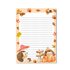 A5 Notepad Autumn Hedgehogs - by Only Happy Things_