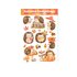 A6 Stickersheet Autumn Hedgehogs - Only Happy Things_