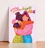 Postcard Sending you the biggest hug - Aniet Illustration_