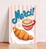 Postcard Merci Beaucoup - Aniet Illustration_