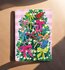 Postcard Kerstboom met Strikken - Aniet Illustration_