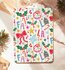Postcard Fa La La Ornaments - Aniet Illustration_
