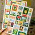 Wild Pencil Studio Vinyl sticker sheet - Stamps_