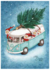 Postcard 280 by Katja Saario - Christmas Bus_