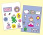 Rachel Ellen Designs Sticker Match Note Pads | STMNT4 Princess Stickers_