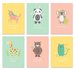 Postcard LittleLeftyLou | Cute Animals - Giraffe_