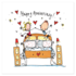 Juicy Lucy Designs Greeting Card - Happy Anniversary!_