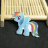 Flatbacks Planar Resin Charms | My Litle Pony Blue Rainbow Hair_