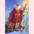 Postcard Fantasy Judy Mastrangelo | Santa & Unicorn_