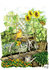 Inge Look Nr. 112 Postcards Garden | Cat on a bicycle_