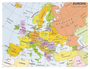 Postcard | Map of Europe_