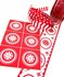 PackEs Sealing Stamp Stickers | Lace Red_