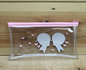 Amy and Tim Transparent Pencil Case Zipper Bag | Heart_