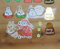 Machiko Bunny Christmas Stickers_