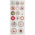 Round Seal Sticker with Glitter Foil | Handmade_