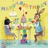 Mila Marquis Postcard | Happy Birthday (bunny and mole)_