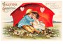 Victorian Valentine Postcard | A.N.B. - Valentine greeting_
